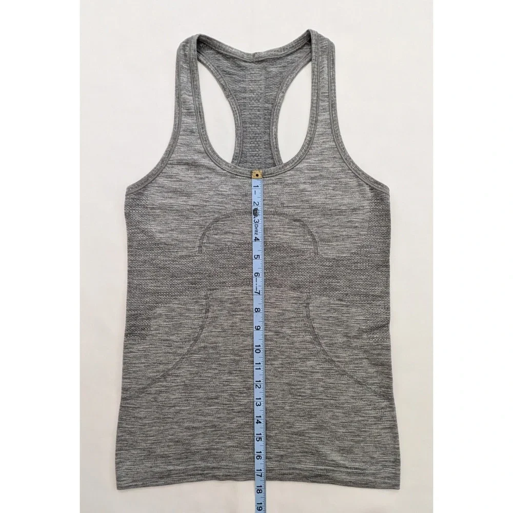 Lululemon Swiftly Tech Tank Top Heathered Gray Women's 6